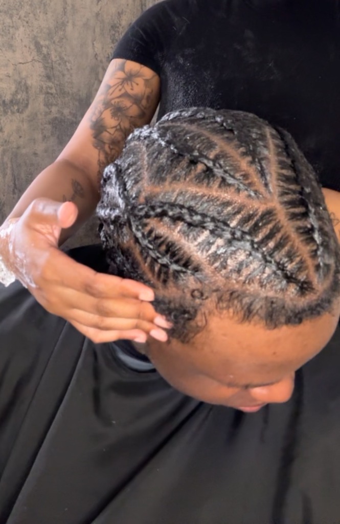 Cornrows with Design Service